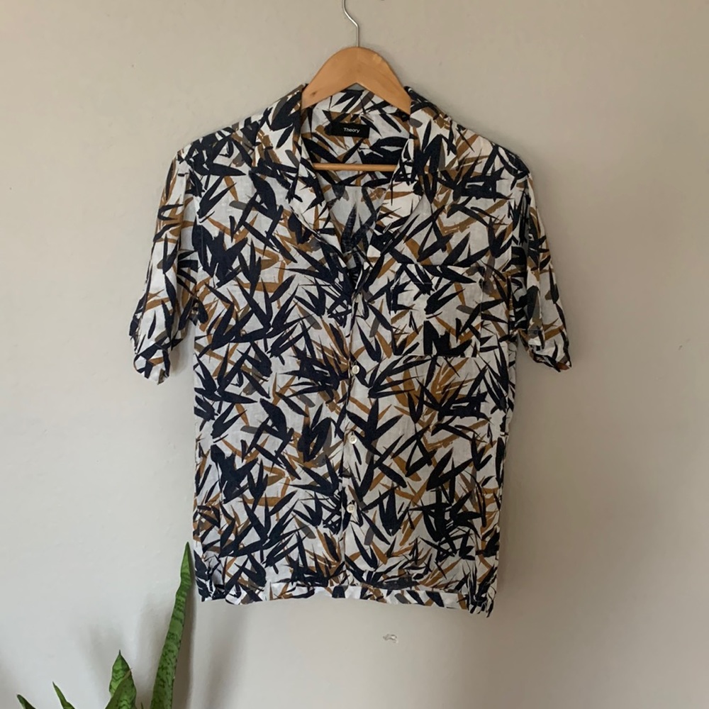 Theory Linen Camp Shirt